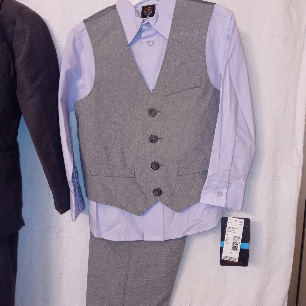 Boys Dress shirt,Vest & Slacks